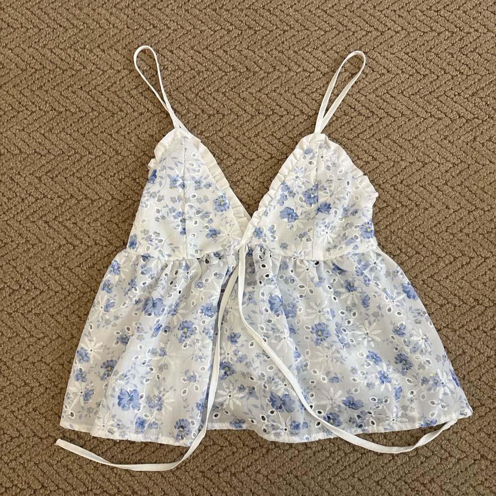Floral tank top